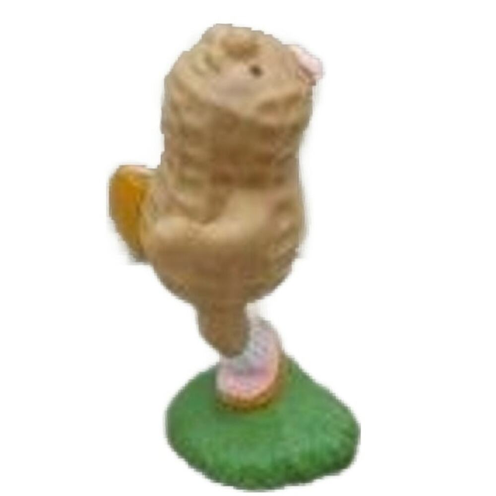 Vintage Avon 1985 Somersaults Zippy the Happy Peanut Mini Doll Cheerleader PVC